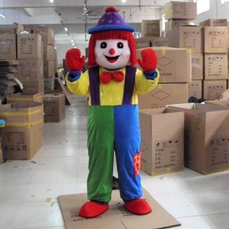 

Clown Mascot Costume Cosplay Furry Suits Party Game Fursuit Cartoon Dress Outfits Carnival Halloween Xmas Easter Advertising