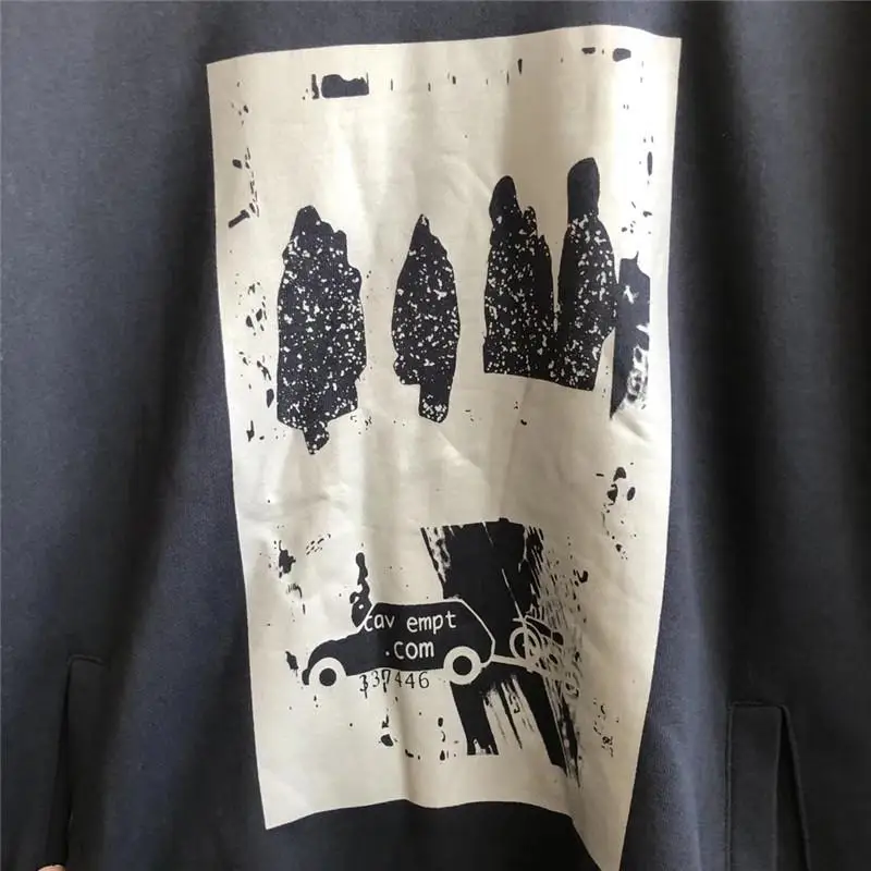 

Autumn Casual Cav Empt Turtleneck Sweatshirts Pullover Men Woman Hip-Hop Streetwear Retro Washed Do Old dye C.E Cav Empt Hoodies