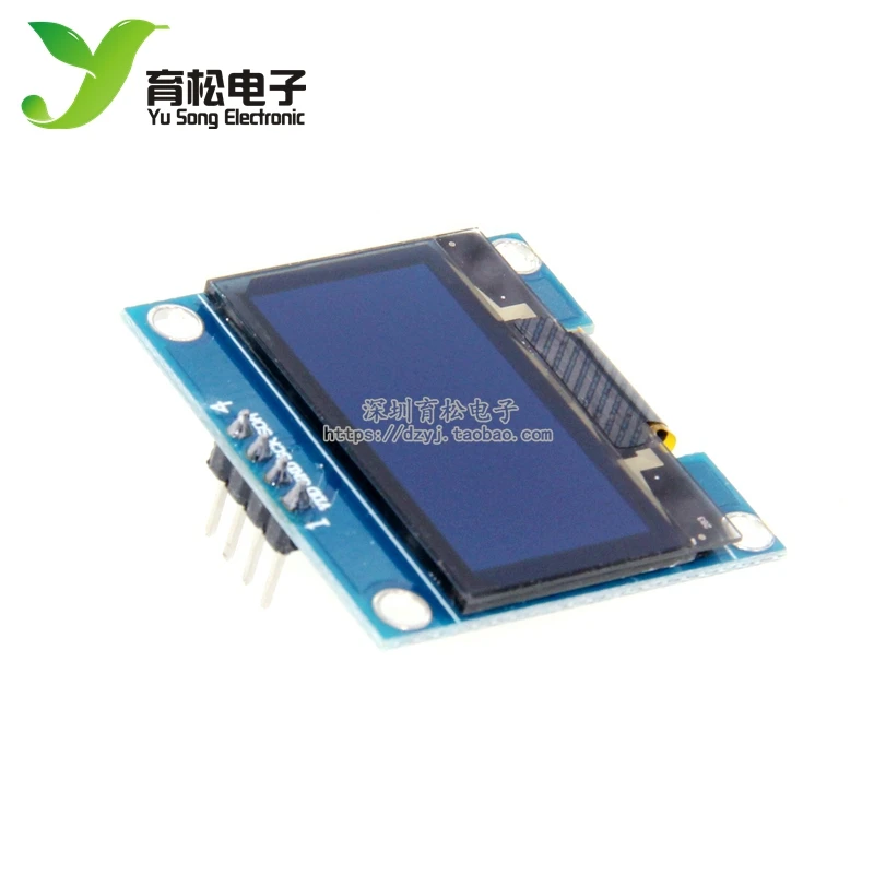 1 3 дюймов ЖК-дисплей Экран сине-белые I2C связи IIC 12864 OLED дисплей модуль отправить