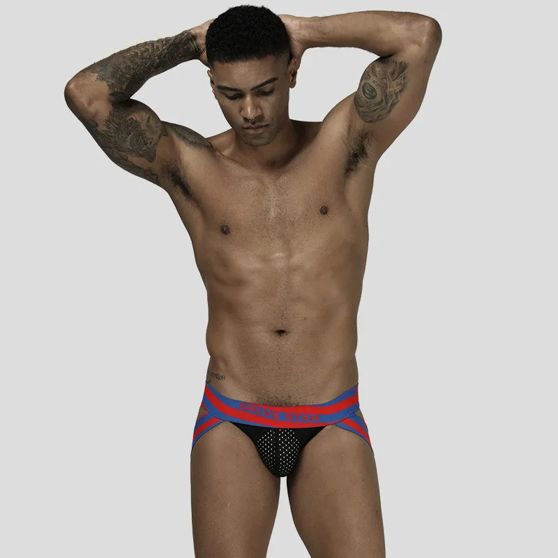 Мужское нижнее белье мужской сетчатый бандаж стринги и сексуальные бикини