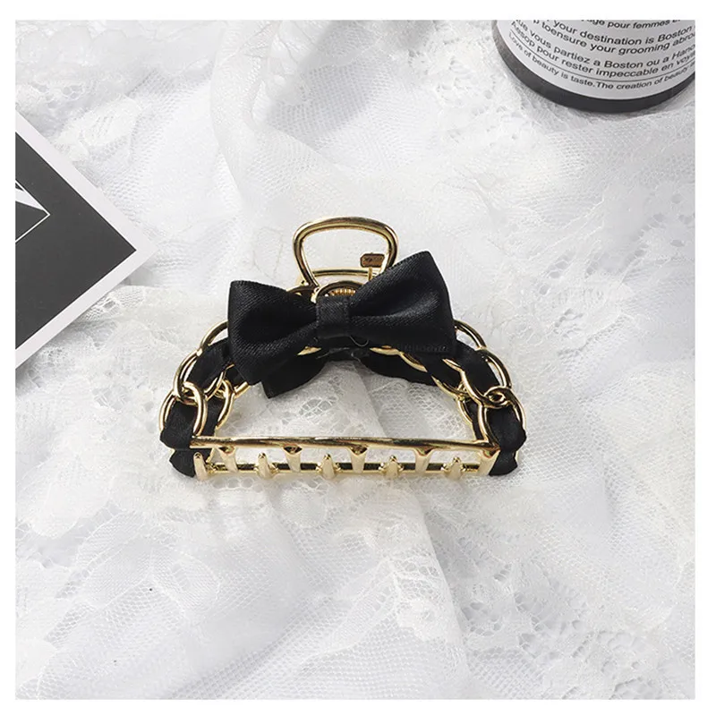 

Sweet web celebrity hair pin head scratching clamp large-sized joker girl clip headdress bowknot hairpin