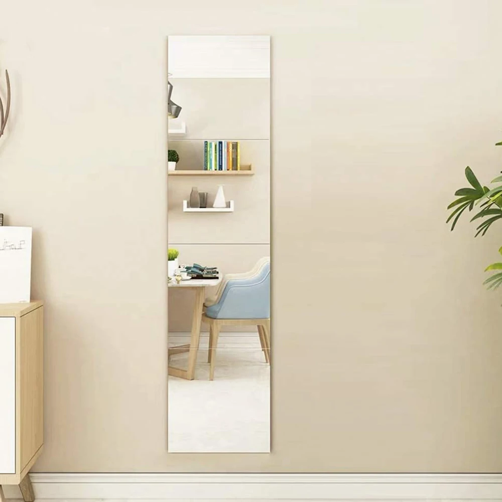 

7-48pcs Modern Acrylic Mirror Wall Stickers 3D Home Decor DIY Art Ornaments Wall Sticker Living Room Bathroom Bedroom Decoration