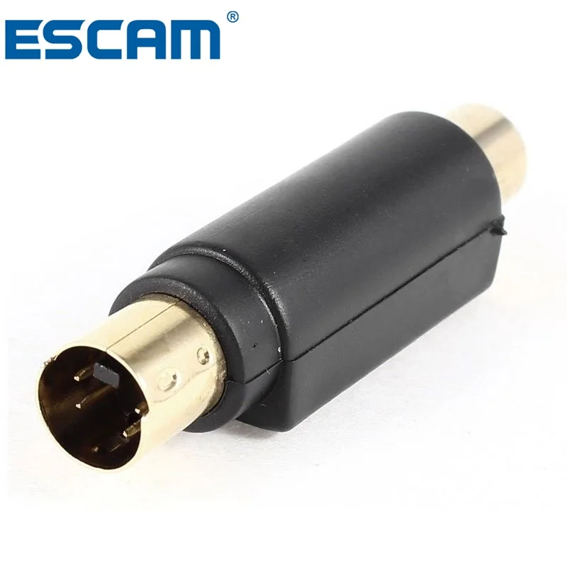 

ESCAM 10pcs/lot Mini Coax CAT5 To Camera CCTV BNC Video Balun Connector Adapter POE cctv tester IP camera FC