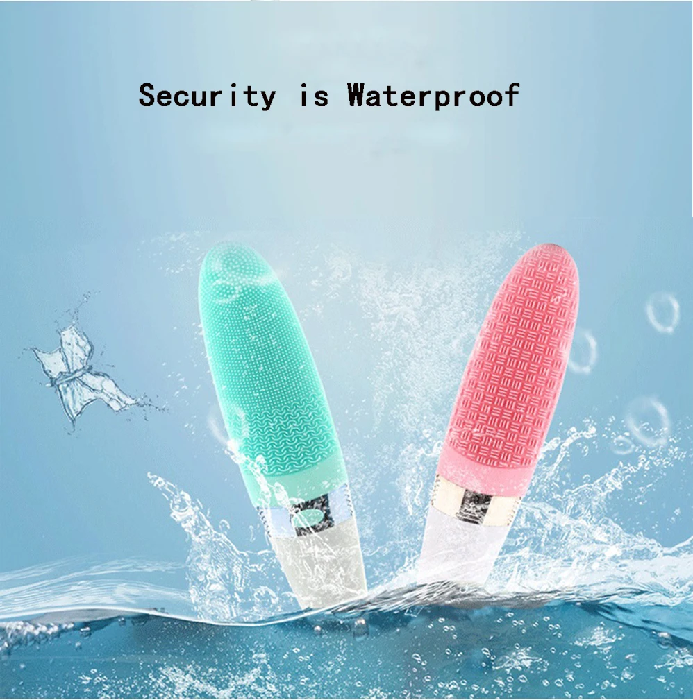 

Electric Silicone Bath Brush Long Handle Waterproof Body Cleansing Vibration Brush Home Shower Clean Spa System Health Care