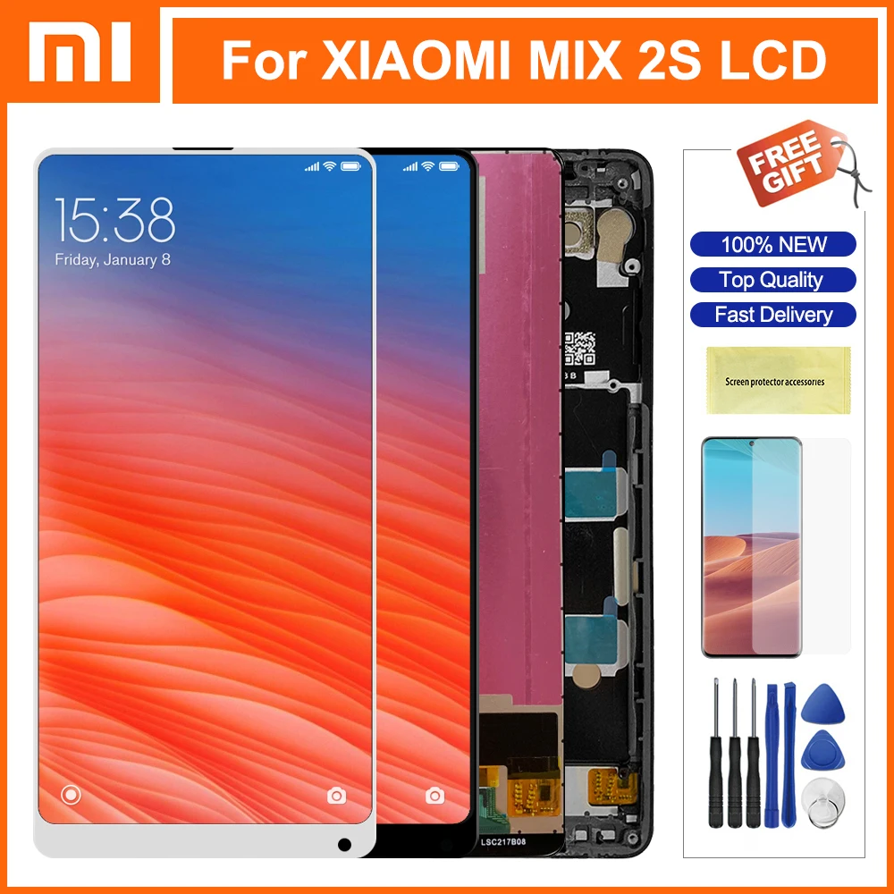 

5.99" Mix2s Lcd For Xiaomi Mi Mix 2s LCD Display Touch Screen Panel Digitizer Replacement For Xiaomi Mix2s Lcd
