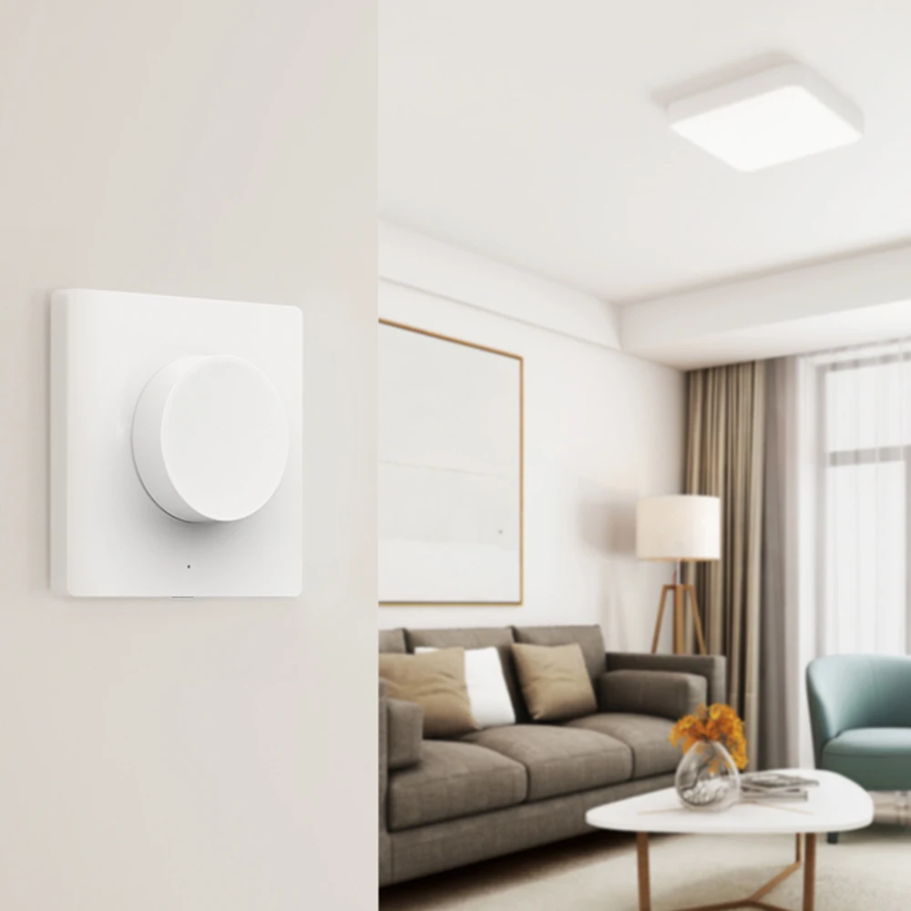 Yeelight 3,3 V 80W BT подключен интеллигентая(ый) настенный выключатель Управление луна светильник дизайн для Xiaomi Гостиная Спальня Ресторан