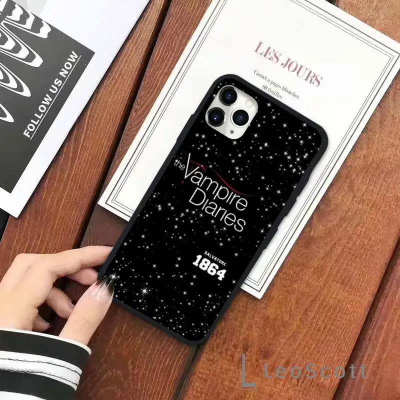 

The Vampire Diaries Phone Case for iPhone 11 12 pro XS MAX 8 7 6 6S Plus X 5S SE 2020 XR Soft silicone