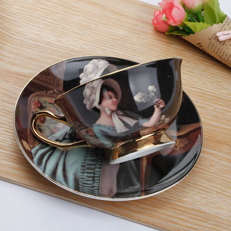 Кофейная чашка высшего класса из скандинавского костяного фарфора креативная