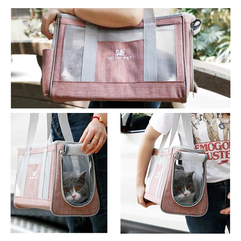 

Breathable Cat Carrier Bag Cat Transporter Bag Portable Handbag Backpack Pet Carrier for Cat Dog Puppy Single Shoulder Bags