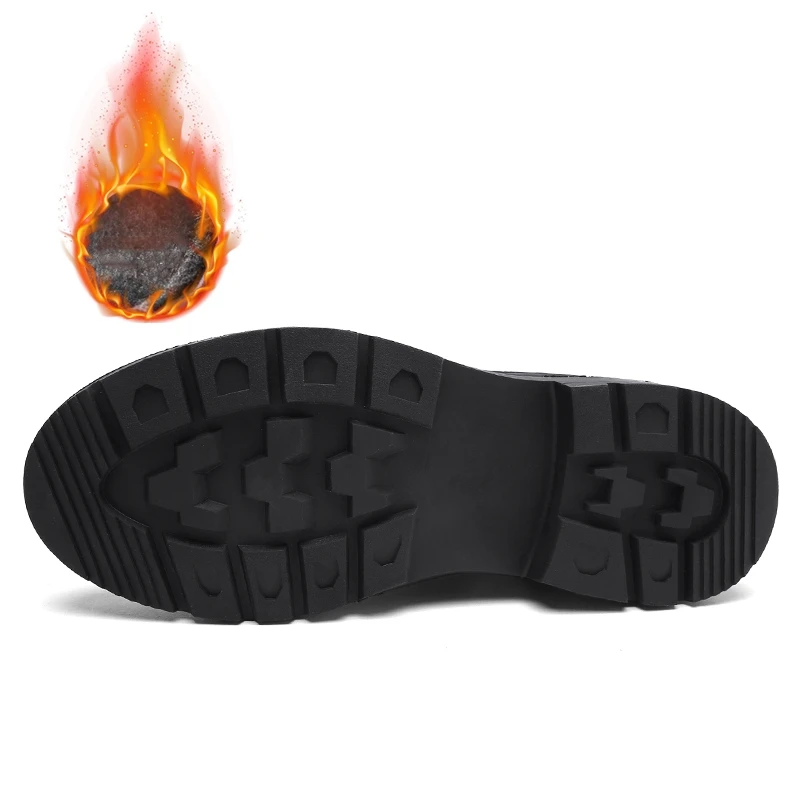 Мужская обувь ботинки из натуральной кожи зимние мужская мартинсы повседневная