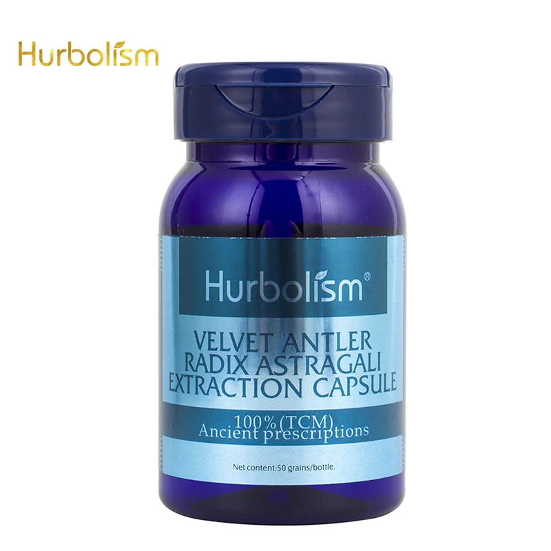 

Hurbolism Velvet Antler Radix Astragali Extraction Capsule, Pills for Men, All Natural Plants Extract, No Side Effect, 50pcs.