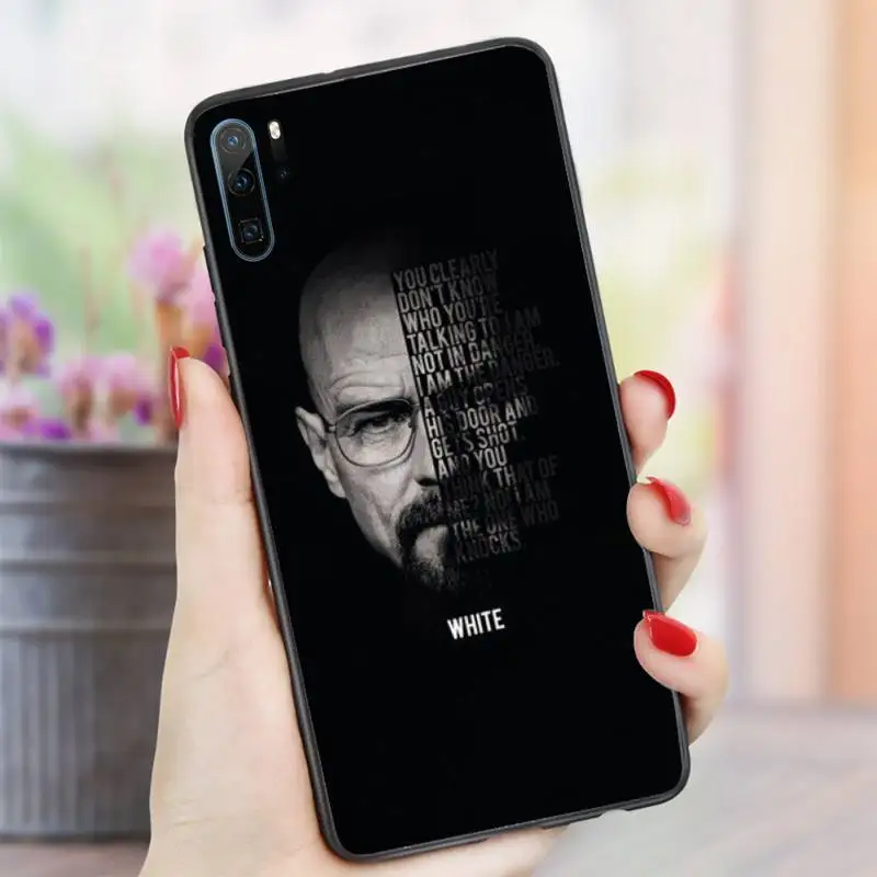 

Heisenberg Breaking Bad famous movie Phone Case For Huawei honor Mate P 10 20 30 40 i 9 8 pro x Lite smart 2019 nova 5t