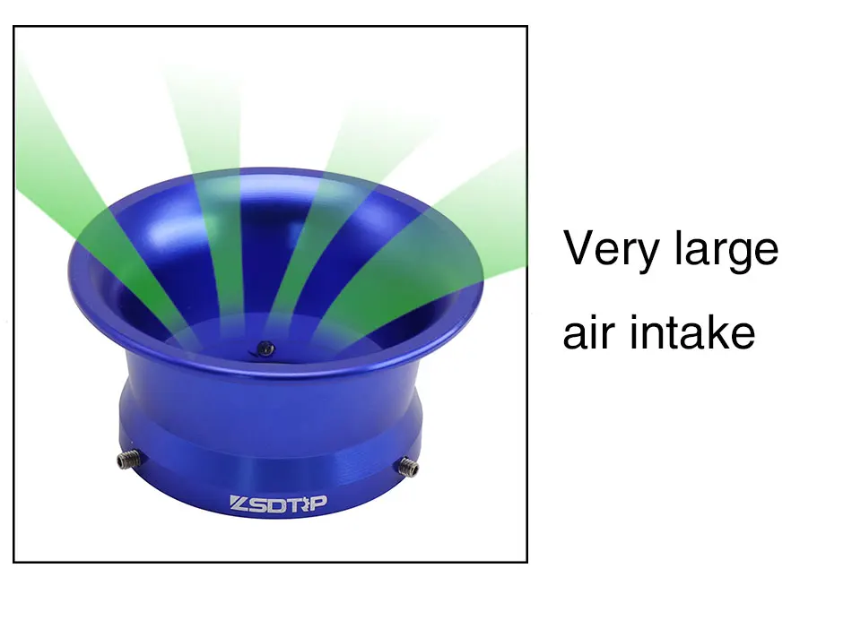 ZS Racing 63 мм KEIHI PWK34 36 38 40 42 мм Конкурентоспособная мото Модифицированная карбюратор воздушный фильтр чашка ветер чашка цветная чашка с рожком