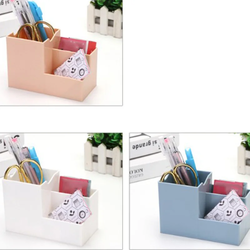 Многофункциональные 4 сетки квадратные ручки карандаши держатели контейнер стол