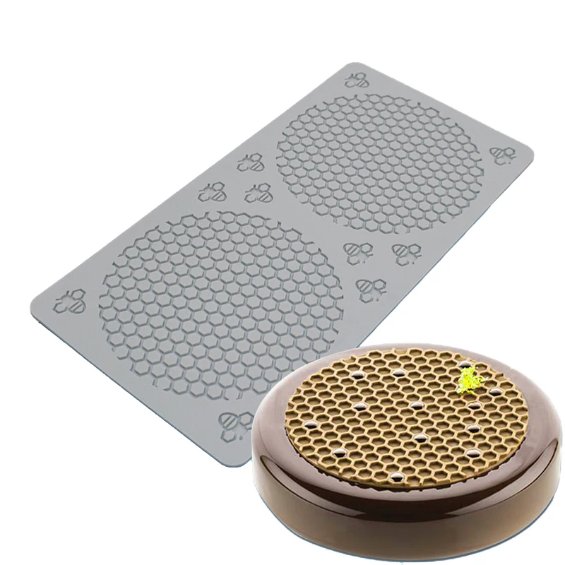 SHENHONG круглый соты пчел десерт украшения силиконовые формы для выпечки кекса торт