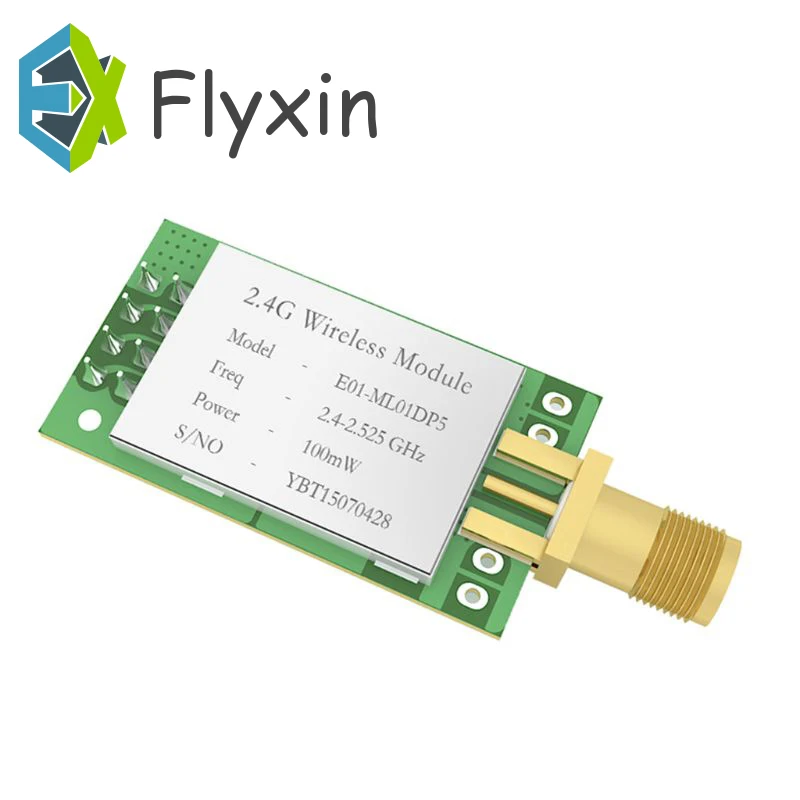 1 шт. E01 ML01DP5 большой диапазон SPI nRF24L01P 2 4 ГГц 100 мВт SMA антенна IoT беспроводной