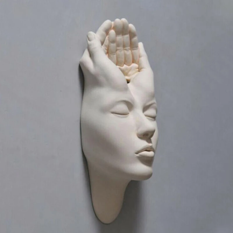 Настенная Статуэтка для дома подвесная из каучука с абстрактным изображением