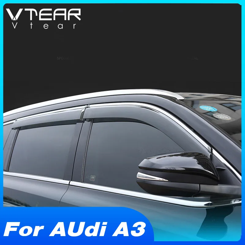Vtear для Audi A3 8V аксессуары автомобильный дождевик оконный козырек дефлекторы