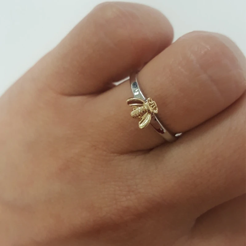 Женские модные милые женские Пчелка кольца шикарные Изысканные вечерние нежные