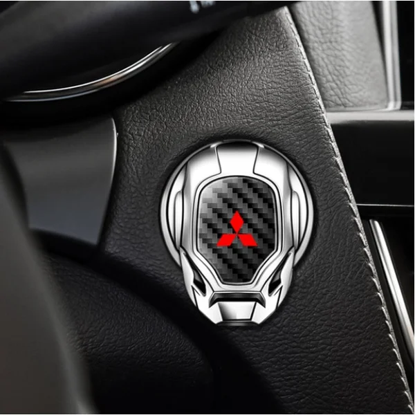 

1pc Car Engine Start Button Protective Cover Car Start Button Decoration Start Button Protector For Universal Car Mitsubishi