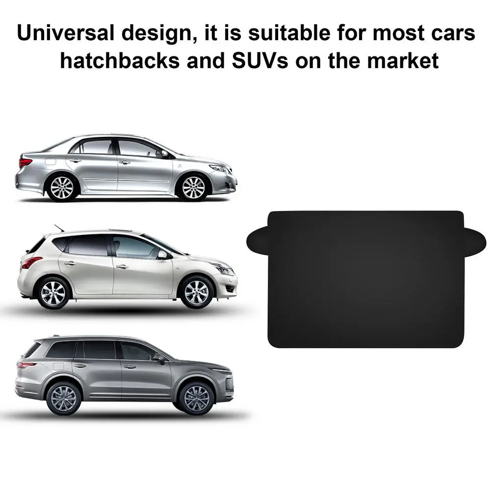 

Car Snow Cover Front Windscreen Snow Ice Shield Cover Autos Windshield Sunshade Anti-frost Anti-fog Universal Car Sun Protector