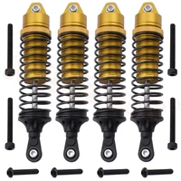 4pcs aluminum shock absorber assembled dampers for jlb racing cheetah 110 brushless rc car monster truck spare upgrade parts