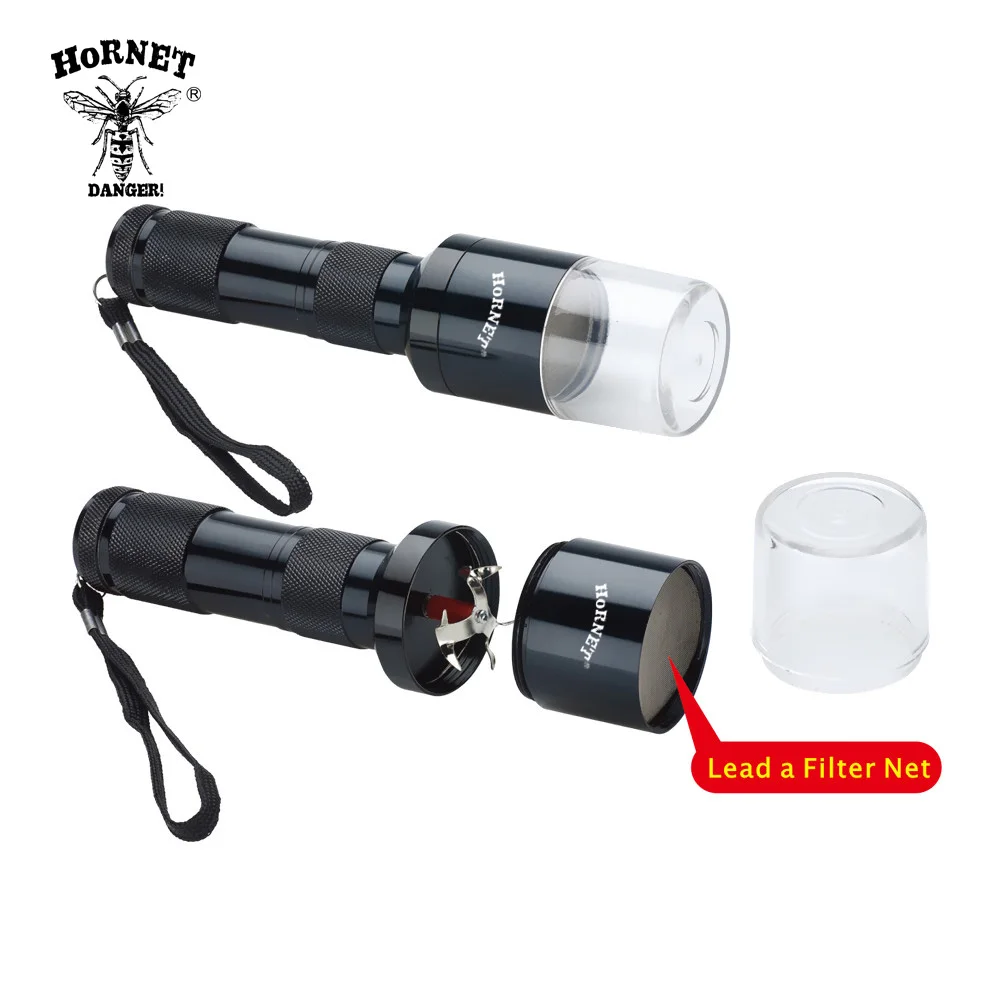 [HORNET] 3 цвета Электрический алюминиевый табак травы Grinder Crank дробилка для трав и