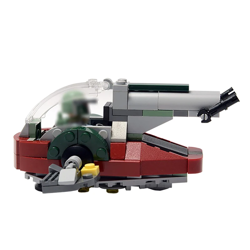 

Famous Star Space Series Slave I Microfighter Model MOC Building Blocks Weapons Diy Modular Bricks Kids Toys Xmas Gifts