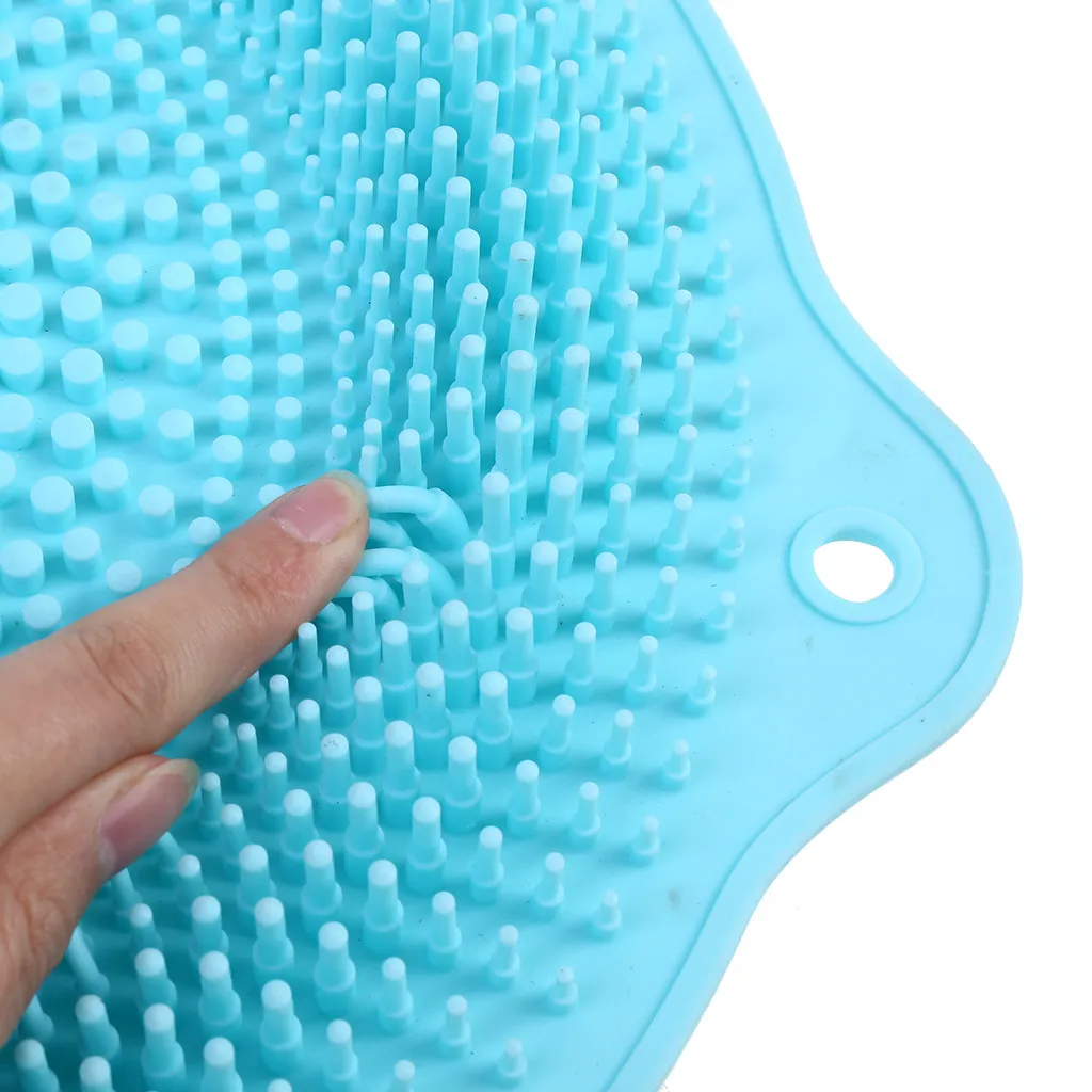 30 см круглая силиконовая Массажная подушка для ванны щетка ленивых мытья ног