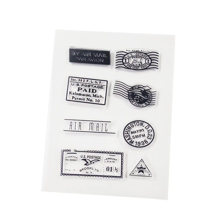 1 шт. силиконовая Прозрачная декоративная штамп в виде кошки|decorative stamps|stamp catcat stamp |