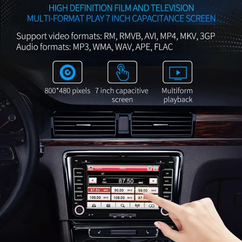 HDTouch Screen Bluetooth Car DVD MP5 GPS Navi Player with RDS Camera fit for Volkswagen VW Skoda Octavia Golf Passat Jetta Polo |