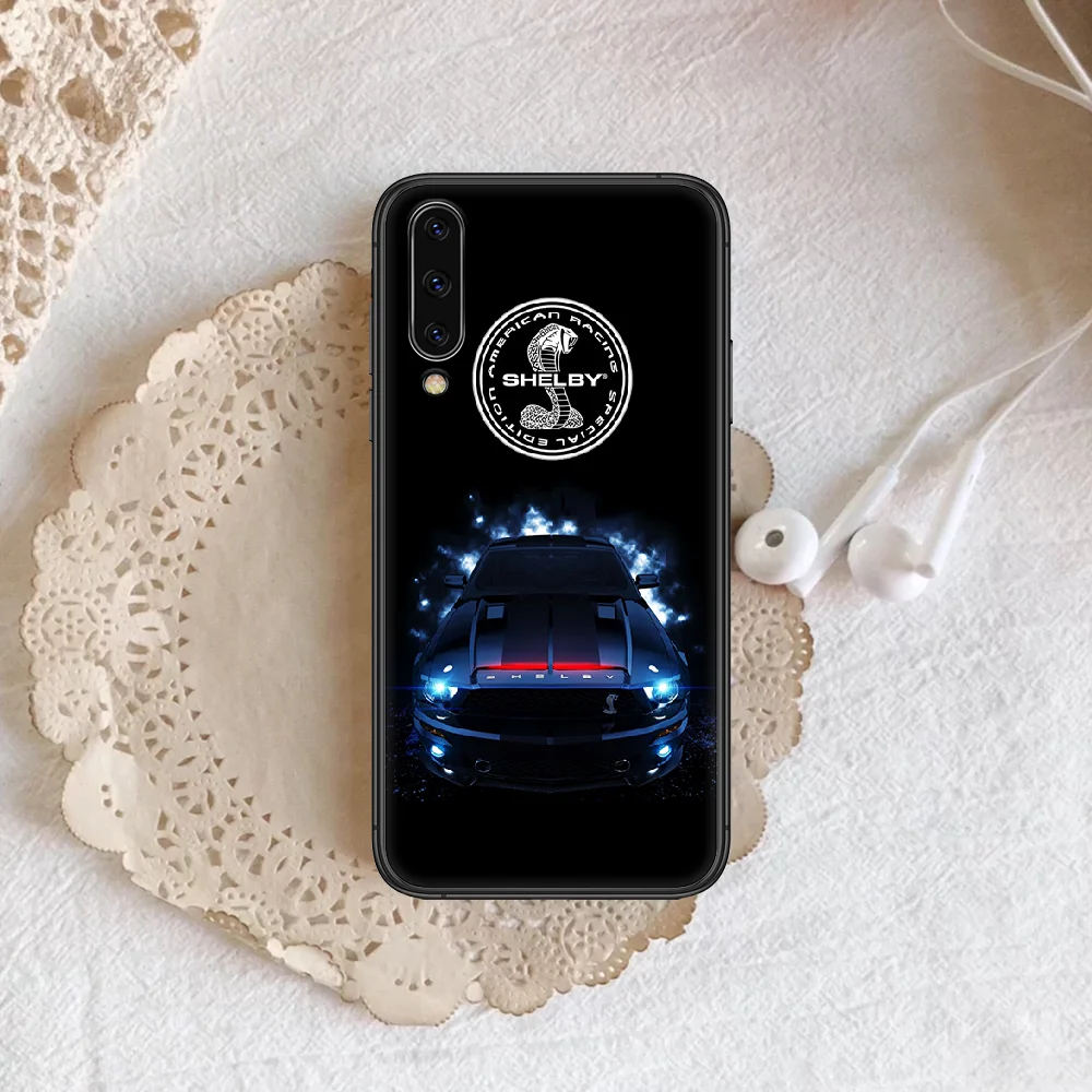 

Sports car shelby Phone Case Cover For Samsung Galaxy A10 A11 A20 E A21 A30 A40 A41 A50 A51 A70 A71 A81 S 4G 5G black Back Trend