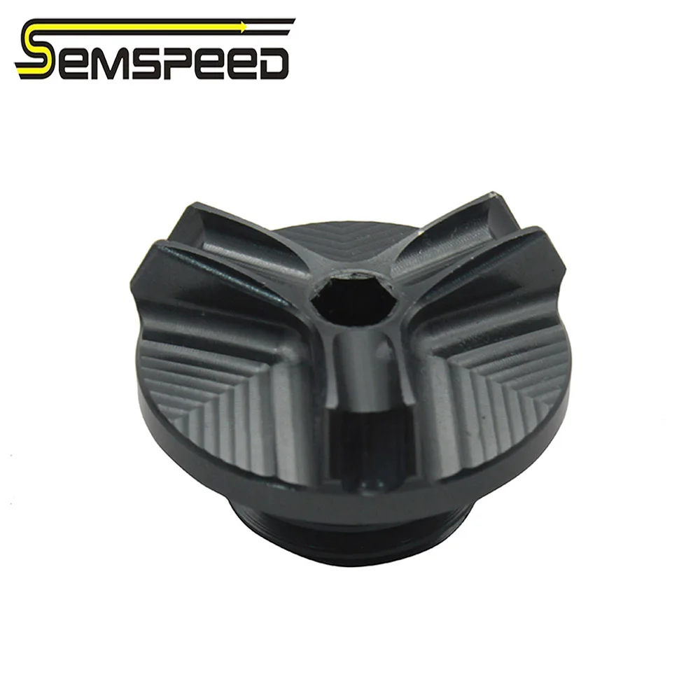 Фильтр-чаша для масла двигателя SEMSPEED New M20 * 2.5 с винтом-крышкой для Yamaha TMAX 530 Tmax500 T-max 500 2013-2018 2019.