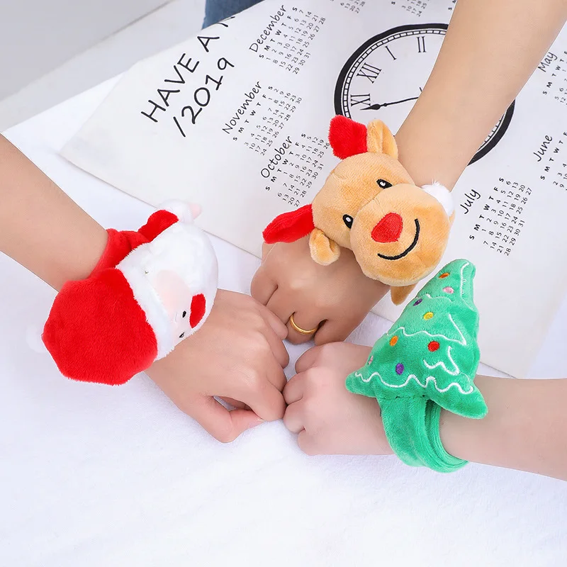 Фирменная новинка Рождественские Браслеты детская защелкивающаяся поясная