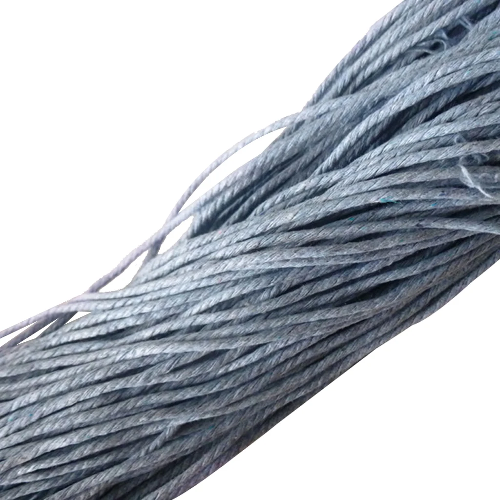 Light Blue 19 цветов 10 метров Вощеная хлопковая Веревка из бисера 2 мм для браслета ожерелье DIY ювелирные изделия-Аксессуары - Цвет: Light Blue