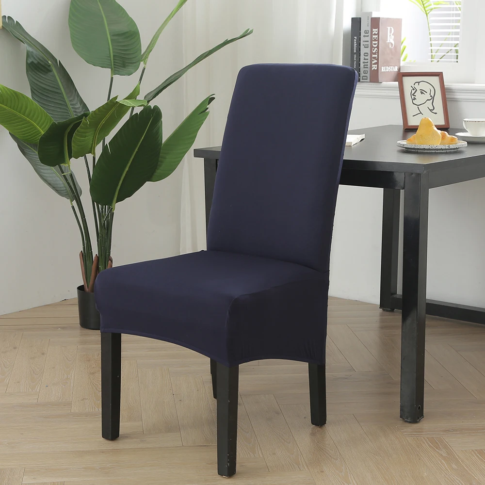 1/2 шт однотонные большие эластичные чехлы на кресла для стульев тянущиеся с