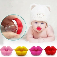 lips nipple silicone funny soother pacifier infant dummy baby kiss infant joke prank toddler teether newborn kiss mouth gifts
