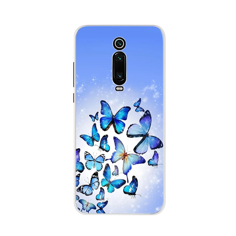 Чехол с кошкой для xiaomi redmi k20 mi 9 T мягкий силиконовый чехол-бампер k 20 pro 9t задняя