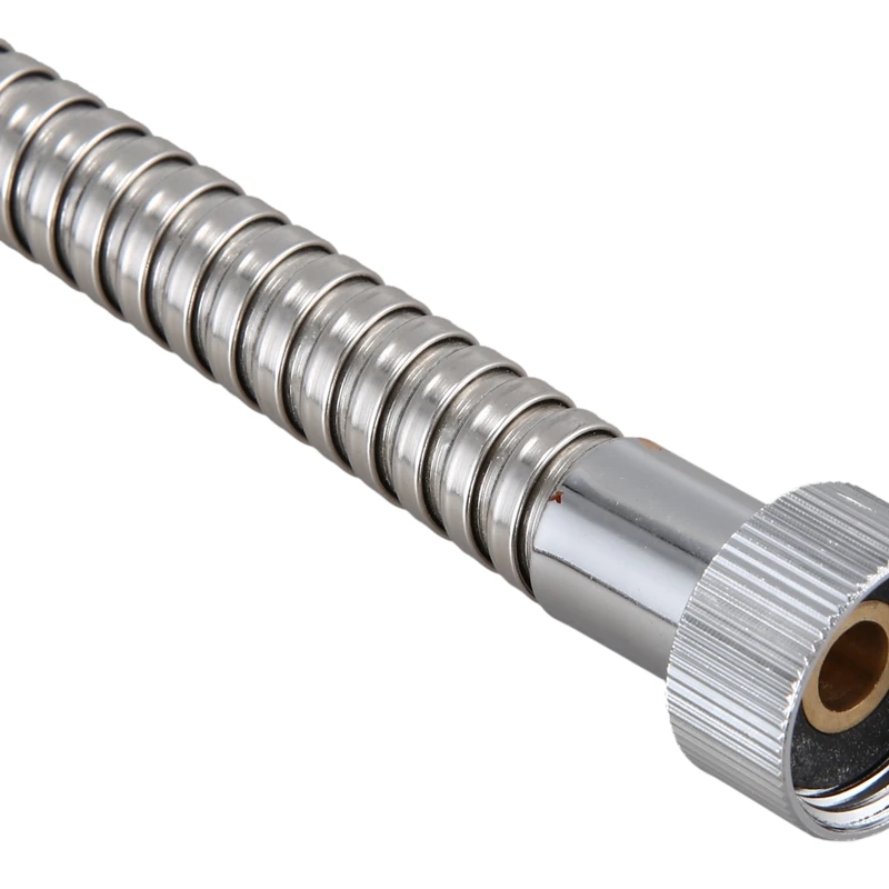 

Stainless Steel Double Buckle Hose Shower Hose Shower Tube Kitchen Pull-Out Shower Faucet Matching Shower Tube