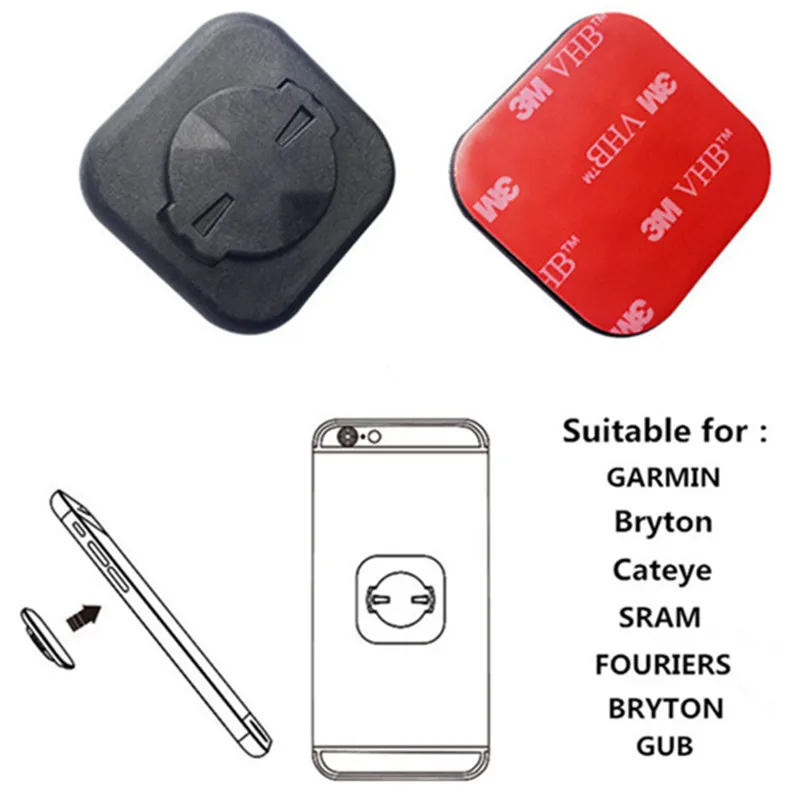 Секундомер задняя Пряжка 7H универсальная наклейка для Garmin секундомер Удлиняющая