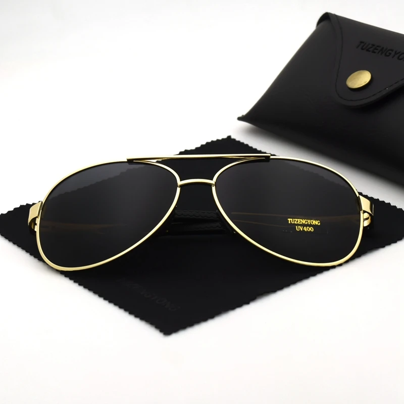 Мужские солнцезащитные очки-авиаторы классические поляризационные очки в