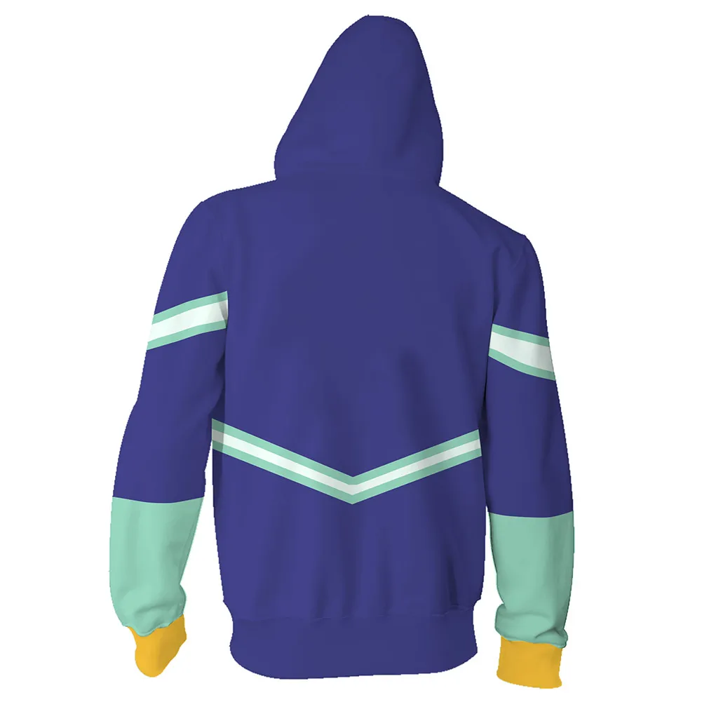 

Anime My Hero Academia S5 Cosplay Hoodie Adult 3D Printed Sweatshirt Casual Zip Up Jacket Coat