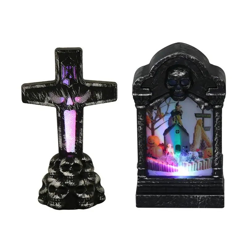 

2 шт., настольная Светодиодная лампа на Хэллоуин