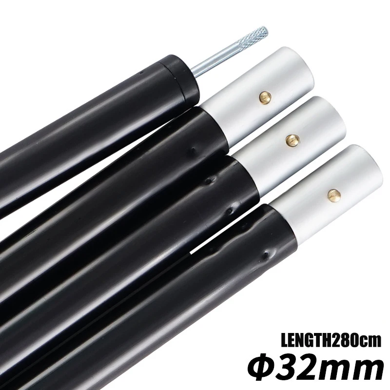 Hot outdoor camping tent pole aluminum alloy tent rod spare replacement 8.5mm tent support poles tent accessories