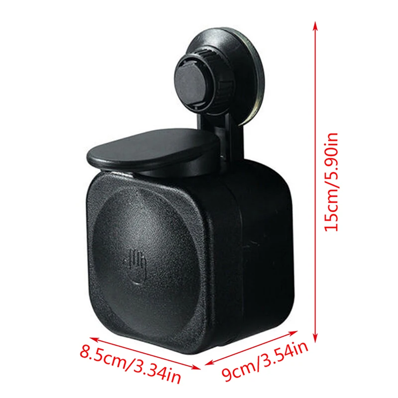 

Bathroom Suction Cup Liquid Soap Dispenser Wall Mounted ABS Waterproof Soap Box Plastic Press Hand Bottle Punch-free Bath