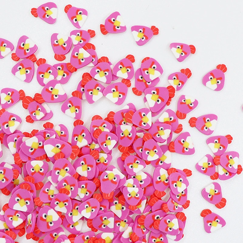 10g с мультипликационным принтом сердитые птицы ломтики посыпка для поставки