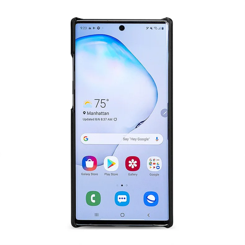 Многофункциональная сумка из натуральной коровьей кожи для samsung Galaxy Note 10 Plus, чехол-кошелек с отделениями для карт, флип-чехол Note 10