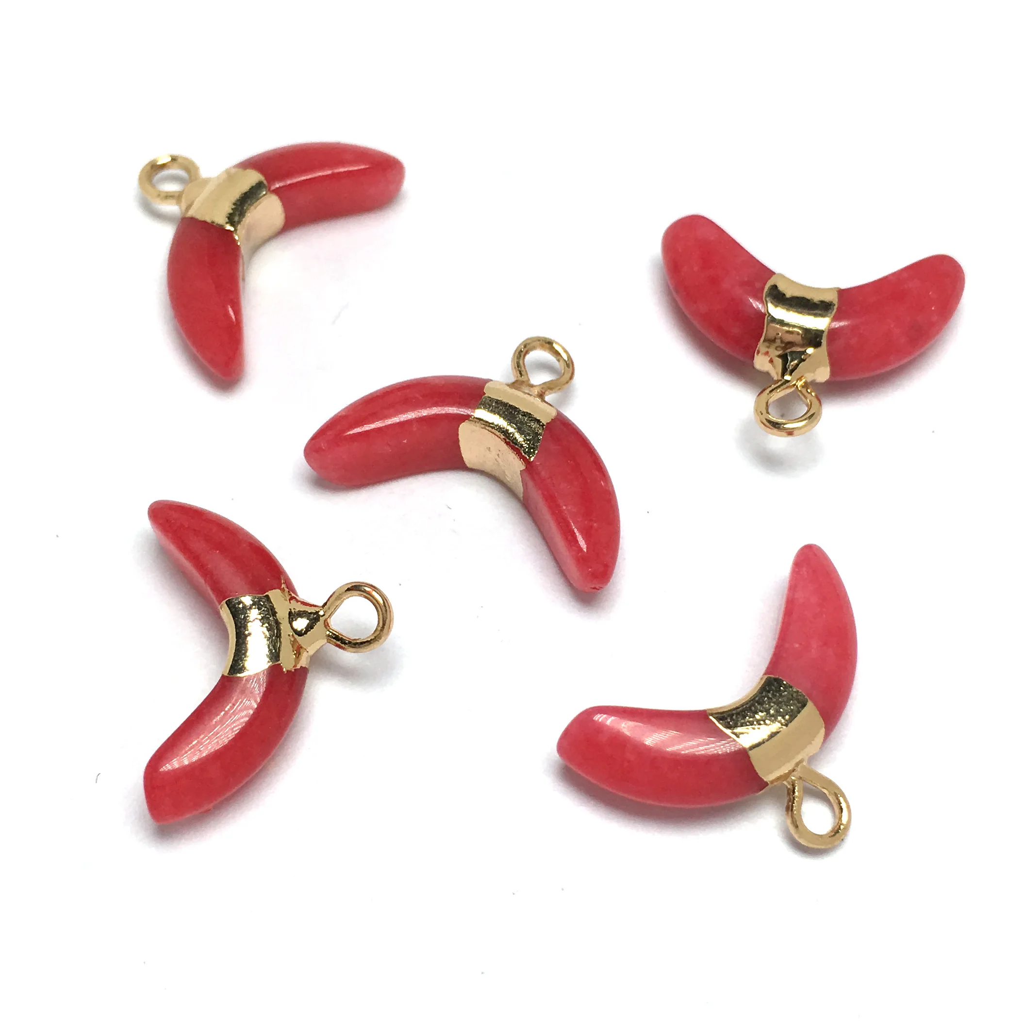 Ожерелье из натуральной искусственной кожи подвески в форме Луны для женщин