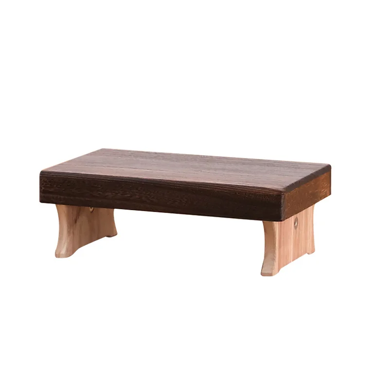 

Wood Ergonomic Meditation Bench- Portable Design with Folding Legs Wooden Low Seat for Meditations, Yoga, Prayer, Seiza and Kids