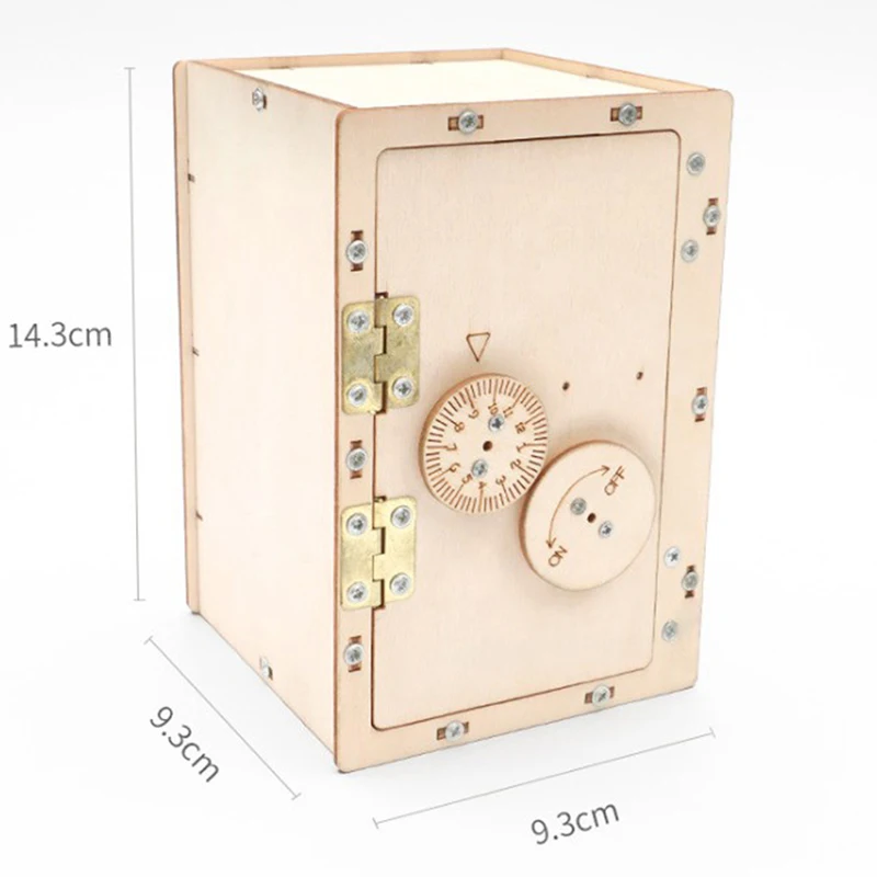 

Creative DIY Assembling Password Box Student Technology Make Safe Box Material